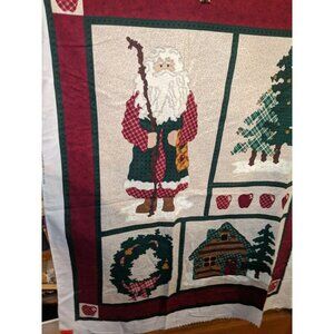 Leslie Beck Cranston VIP Fabric Panel Christmas Wall Hanging Northwoods Noel